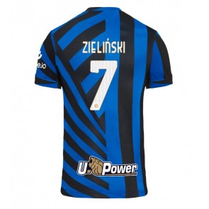 Inter Milan Piotr Zielinski #7 Replika Hjemmebanetrøje 2024-25 Kortærmet